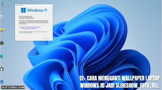 12+ Cara Mengganti Wallpaper Laptop Windows 10 Jadi Slideshow, Foto, dll.