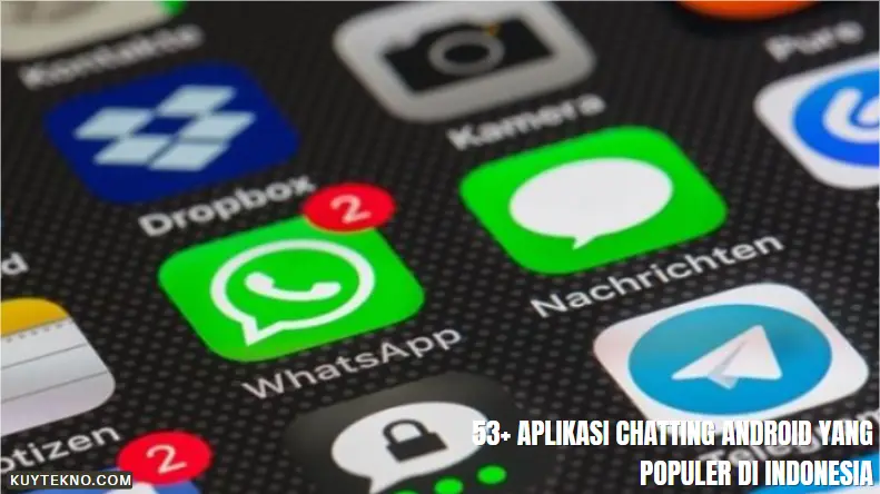 53+ Aplikasi Chatting Android yang Populer Di Indonesia